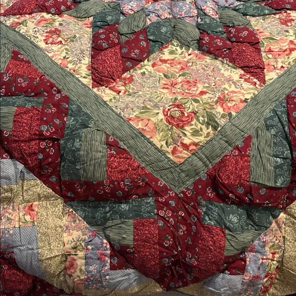 Vintage floral patchwork